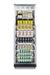 Next 24" Wide Mini Reach-In Beverage Center with Dolly - Summit SCR1401LHRICSS - Summit - Wine Fridge Pros