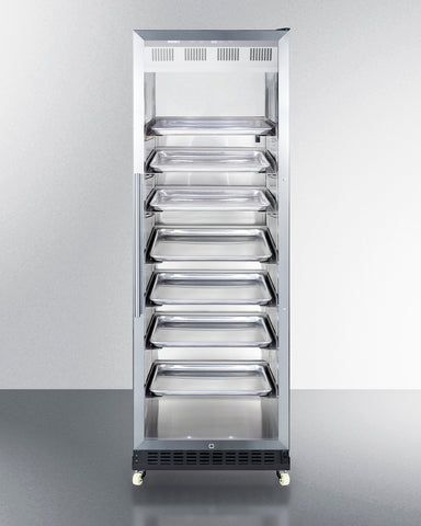 24" Wide Mini Reach-In Beverage Center with Dolly - Summit SCR1401RI - Summit - Wine Fridge Pros