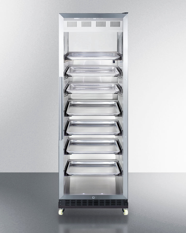 24" Wide Mini Reach-In Beverage Center with Dolly - Summit SCR1401RI - Summit - Wine Fridge Pros