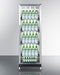 24" Wide Mini Reach-In Beverage Center with Dolly - Summit SCR1401RICSS - Summit - Wine Fridge Pros