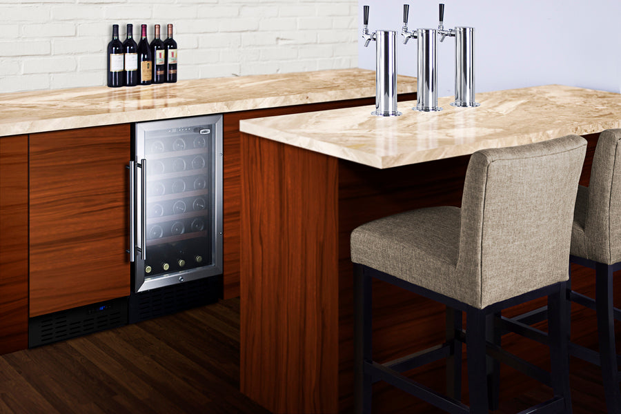 Next 18" Wide Built-In All-Refrigerator, ADA Compliant (Panel Not Included)- Summit FF1843BIFADA - Summit - Wine Fridge Pros