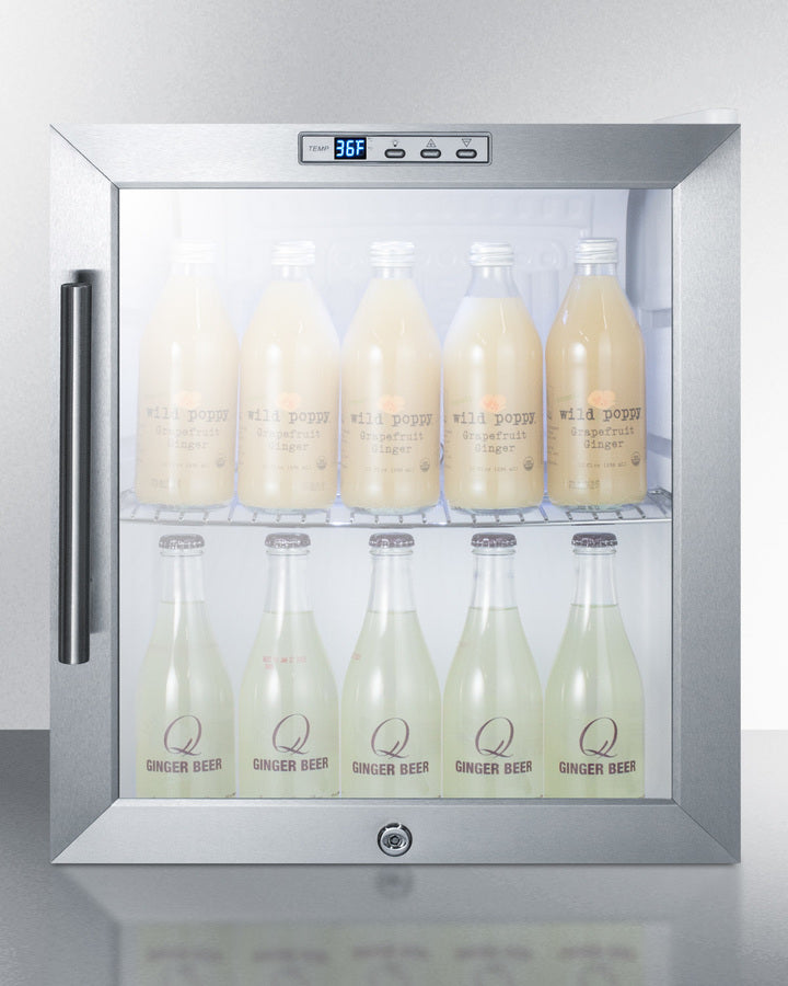 Compact Beverage Center - Summit SCR215LCSS - Summit - Wine Fridge Pros