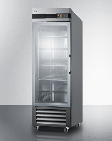 23 Cu.Ft. Reach-In Refrigerator - Summit SCR23SSGLH - Summit - Wine Fridge Pros