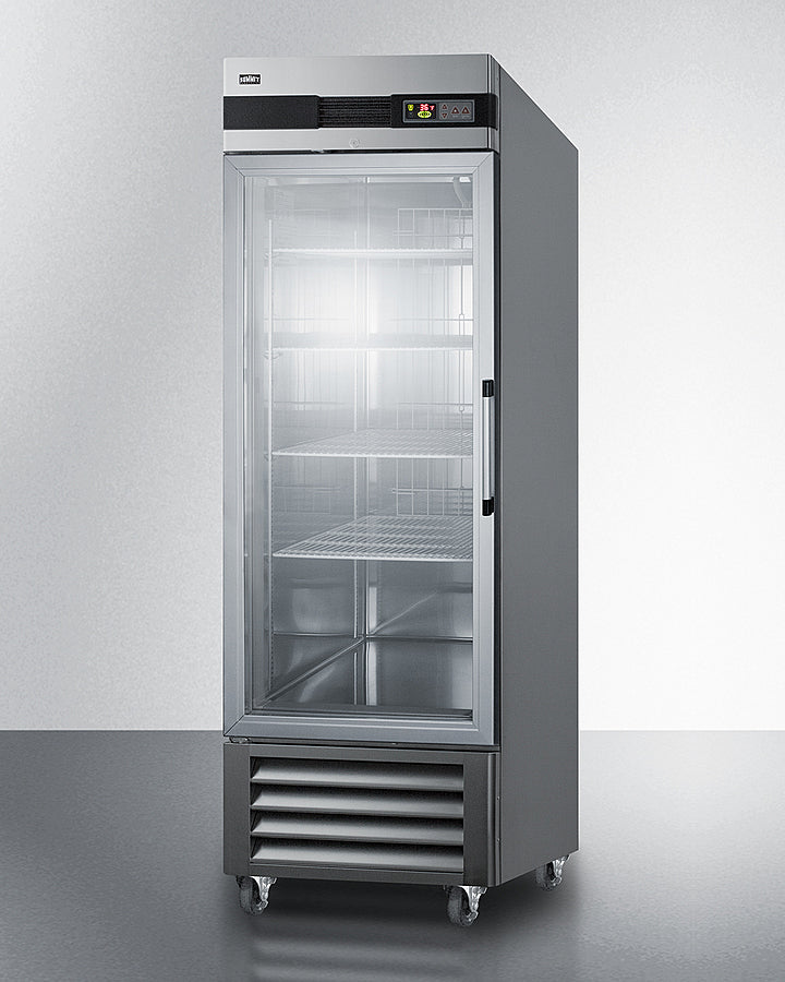 23 Cu.Ft. Reach-In Refrigerator - Summit SCR23SSGLH - Summit - Wine Fridge Pros