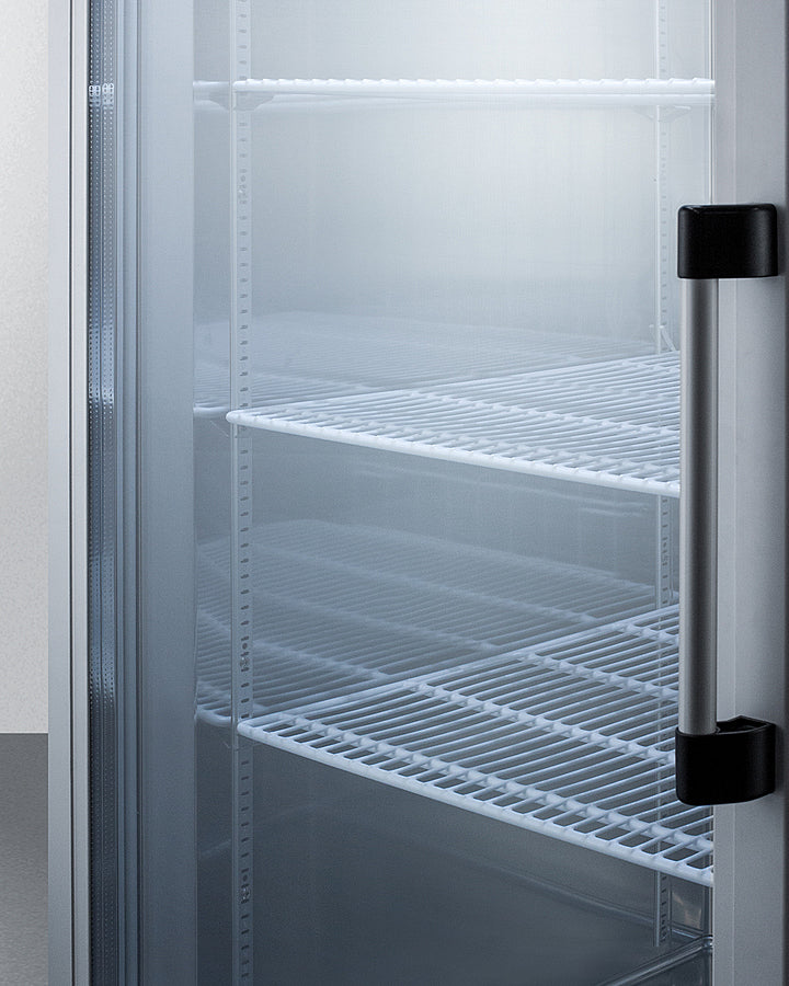 23 Cu.Ft. Reach-In Refrigerator - Summit SCR23SSGLH - Summit - Wine Fridge Pros