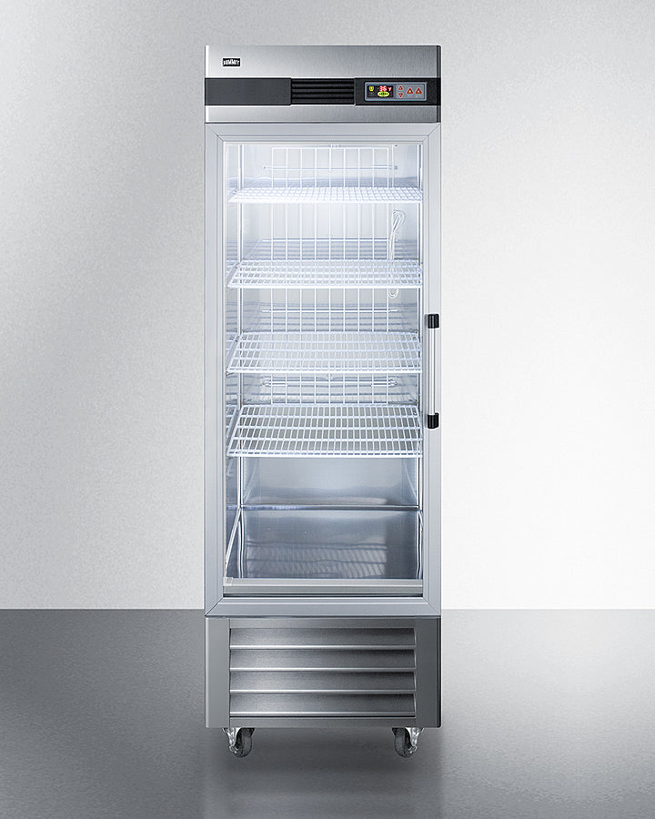 23 Cu.Ft. Reach-In Refrigerator - Summit SCR23SSGLH - Summit - Wine Fridge Pros