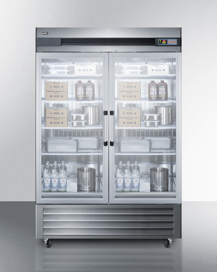 49 Cu.Ft. Reach-In Refrigerator - Summit SCR49SSG - Summit - Wine Fridge Pros