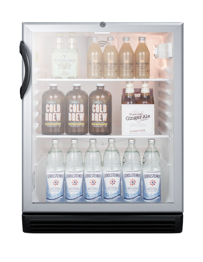 24" Wide Beverage Center, ADA Compliant - Summit SCR600BGLADA - Summit - Wine Fridge Pros