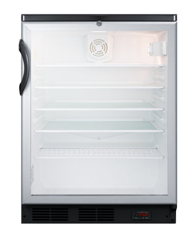 24" Wide Built-In Craft Beer Pub Cellar - Summit SCR600BGLBIDTPUB - Summit - Wine Fridge Pros
