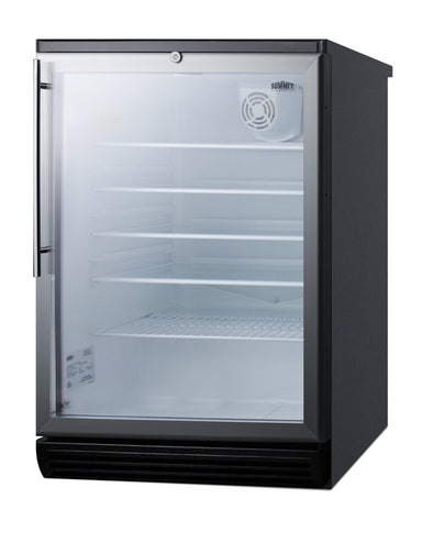 24" Wide Built-In Beverage Center - Summit SCR600BGLBIHV - Summit - Wine Fridge Pros