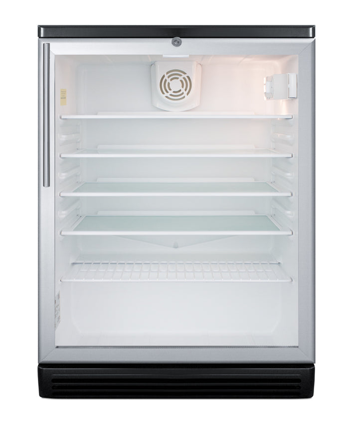 24" Wide Built-In Beverage Center - Summit SCR600BGLBIHV
