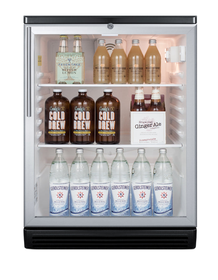 24" Wide Built-In Beverage Center - Summit SCR600BGLBIHV