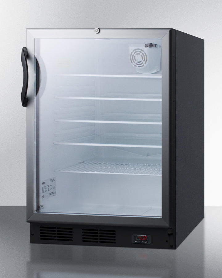 24" Wide Built-In Craftr Beer Pub Cellar - Summit SCR600BGLBIDTPUBADA - Summit - Wine Fridge Pros