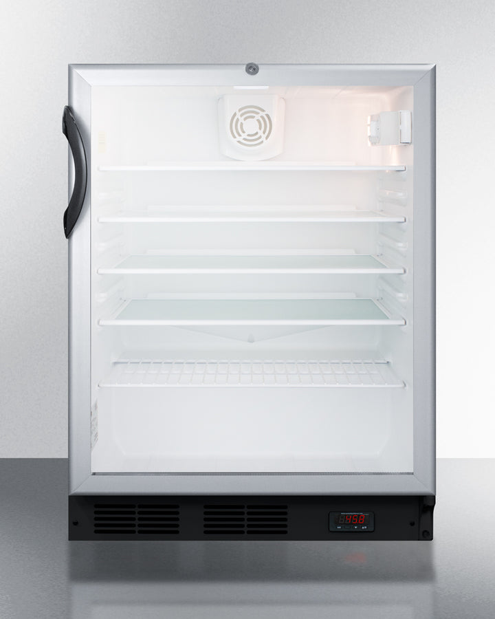 24" Wide Built-In Craftr Beer Pub Cellar - Summit SCR600BGLBIDTPUBADA - Summit - Wine Fridge Pros