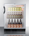 24" Wide Built-In Craftr Beer Pub Cellar - Summit SCR600BGLBIDTPUBADA - Summit - Wine Fridge Pros