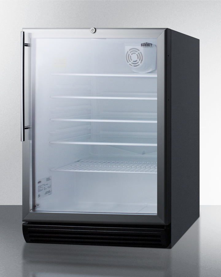 24" Wide Built-In Beverage Center, ADA Compliant - Summit SCR600BGLBIHVADA - Summit - Wine Fridge Pros