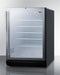 24" Wide Beverage Center - Summit SCR600BGLMBL - Summit - Wine Fridge Pros