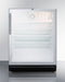 24" Wide Beverage Center - Summit SCR600BGLMBL - Summit - Wine Fridge Pros