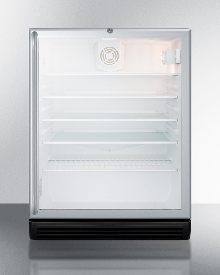 24" Wide Built-In Beverage Center, ADA Compliant - Summit SCR600BGLBISHADA - Summit - Wine Fridge Pros