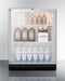 24" Wide Built-In Beverage Center, ADA Compliant - Summit SCR600BGLBISHADA - Summit - Wine Fridge Pros