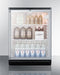 24" Wide Built-In Beverage Center - Summit SCR600BGLBISH - Summit - Wine Fridge Pros