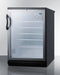 24" Wide Beverage Center - Summit SCR600BGLBI - Summit - Wine Fridge Pros