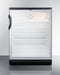 24" Wide Beverage Center - Summit SCR600BGLBI - Summit - Wine Fridge Pros