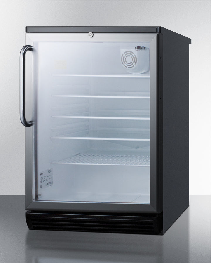 24" Wide Built-In Beverage Center - Summit SCR600BGLBITB - Summit - Wine Fridge Pros
