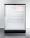 24" Wide Beverage Center - Summit SCR600BGLTB - Summit - Wine Fridge Pros