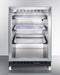 24" Wide Built-In Mini Reach-In Beverage Center with Dolly - Summit SCR610BLRI - Summit - Wine Fridge Pros