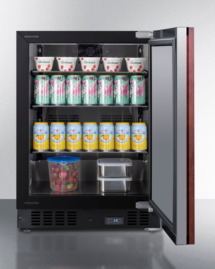 24" Wide Built-In Beverage Center (Panel Not Included) - Summit SCR610BLSDIF - Summit - Wine Fridge Pros