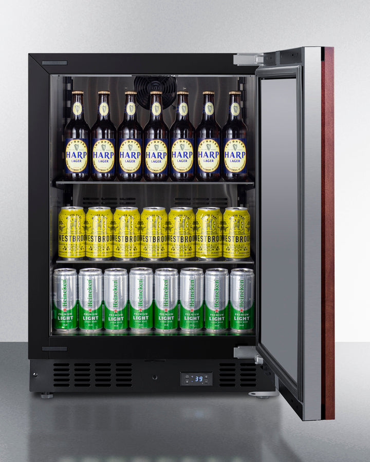 24" Wide Built-In Beverage Center (Panel Not Included) - Summit SCR610BLSDIF - Summit - Wine Fridge Pros