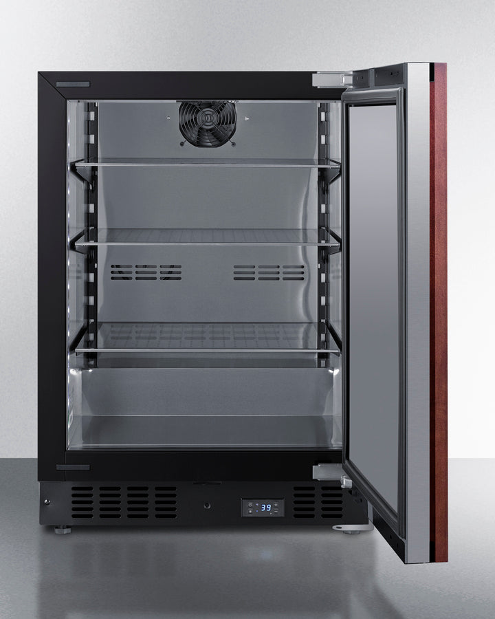 24" Wide Built-In Beverage Center (Panel Not Included) - Summit SCR610BLSDIF - Summit - Wine Fridge Pros