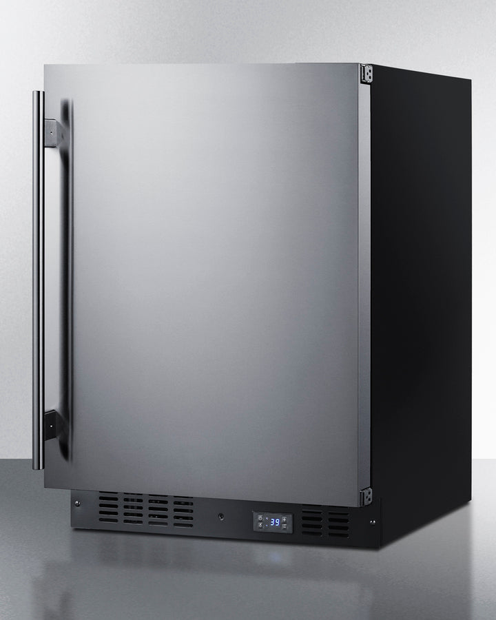 24" Wide Built-In Beverage Center - Summit SCR610BLSD - Summit - Wine Fridge Pros