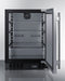 24" Wide Built-In Beverage Center - Summit SCR610BLSD - Summit - Wine Fridge Pros
