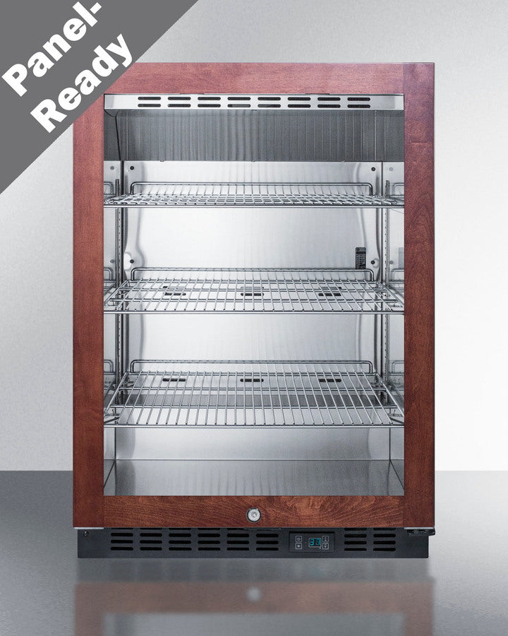 24" Wide Built-In Beverage Center - Summit SCR610BLPNR - Summit - Wine Fridge Pros