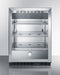 24" Wide Built-In Beverage Center - Summit SCR610BLCSS - Summit - Wine Fridge Pros