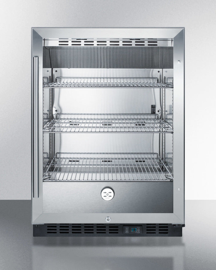 24" Wide Built-In Beverage Center - Summit SCR610BLCSS - Summit - Wine Fridge Pros