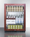 24" Wide Built-In Beverage Center - Summit SCR610BLPNR - Summit - Wine Fridge Pros