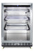 24" Wide Outdoor Mini Reach-In Beverage Center with Dolly - Summit SCR611GLOSRI - Summit - Wine Fridge Pros