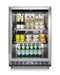 24" Wide Outdoor Mini Reach-In Beverage Center with Dolly - Summit SCR611GLOSRI - Summit - Wine Fridge Pros
