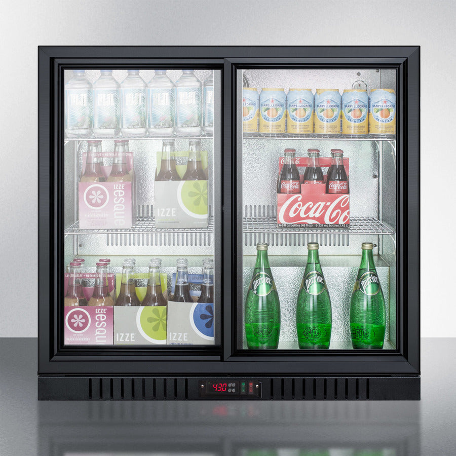 36" Wide Beverage Center - Summit SCR700B - Summit - Wine Fridge Pros