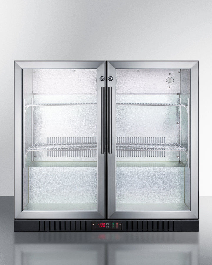 36" Wide Beverage Center - Summit SCR7012DB - Summit - Wine Fridge Pros