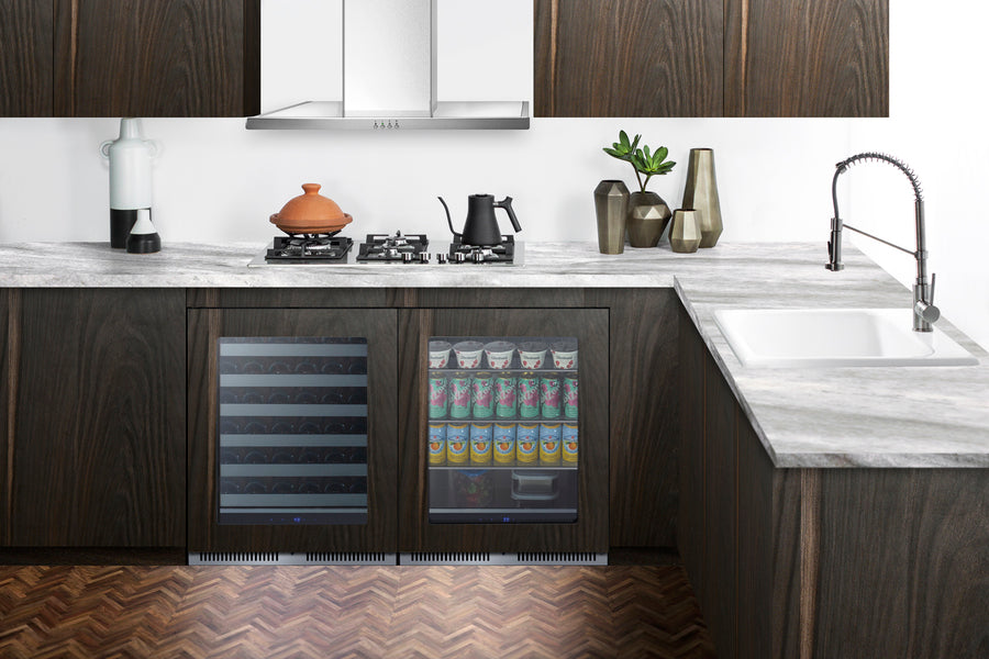 24" Wide Built-In Beverage Center (Panel Not Included) Summit SDHG2443PNR - Summit - Wine Fridge Pros