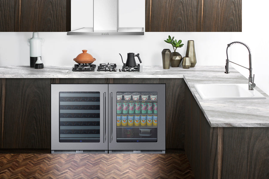 24" Wide Built-In Wine Cellar - Summit SDHW2442 - Summit - Wine Fridge Pros
