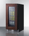15" Wide Built-In Beverage Center (Panel Not Included) Summit SDHG1533PNRLHD - Summit - Wine Fridge Pros