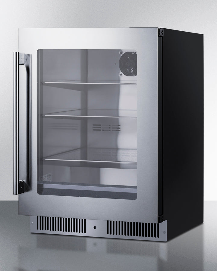 24" Wide Built-In Beverage Center - Summit SDHG2443LHD - Summit - Wine Fridge Pros