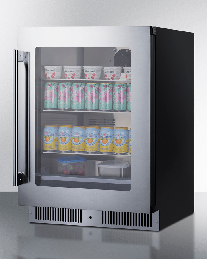 24" Wide Built-In Beverage Center - Summit SDHG2443 - Summit - Wine Fridge Pros