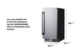 15" Wide Built-In All-Refrigerator - Summit SDHR1534 - Summit - Wine Fridge Pros