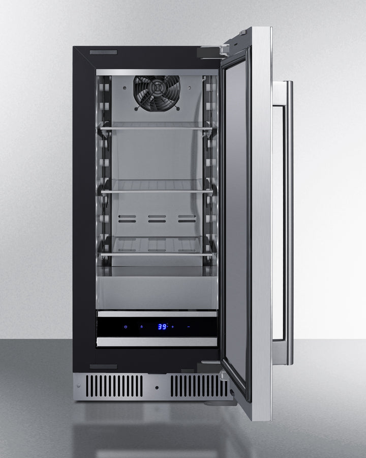 15" Wide Built-In All-Refrigerator - Summit SDHR1534 - Summit - Wine Fridge Pros